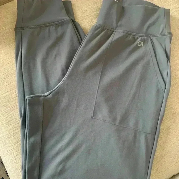 GapFit Studio High Rise Jogger xs in blue/grey, pockets - Picture 1 of 3